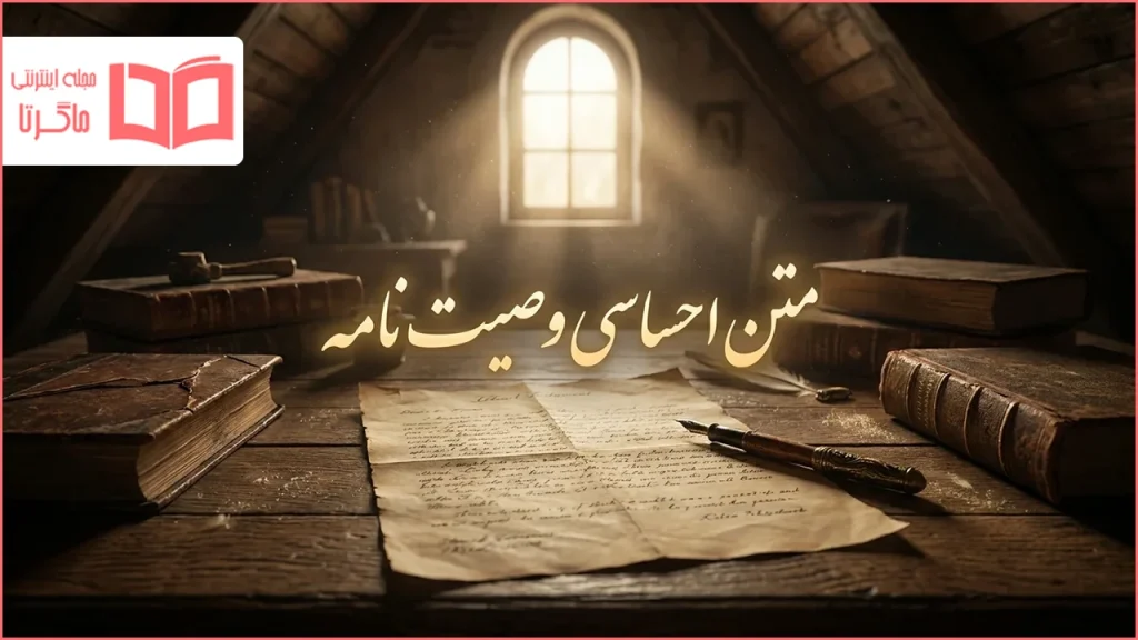 متن احساسی وصیت نامه