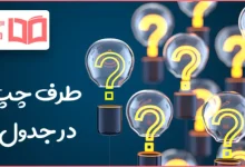 طرف چپ در جدول