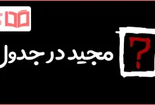 مجید در جدول
