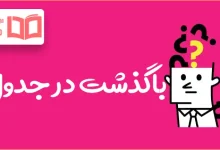 باگذشت در جدول