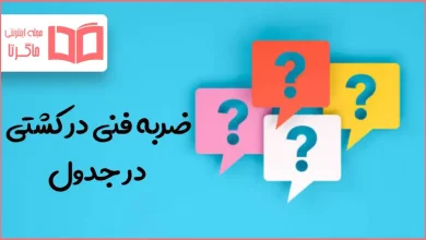 ضربه فنی در کشتی در جدول