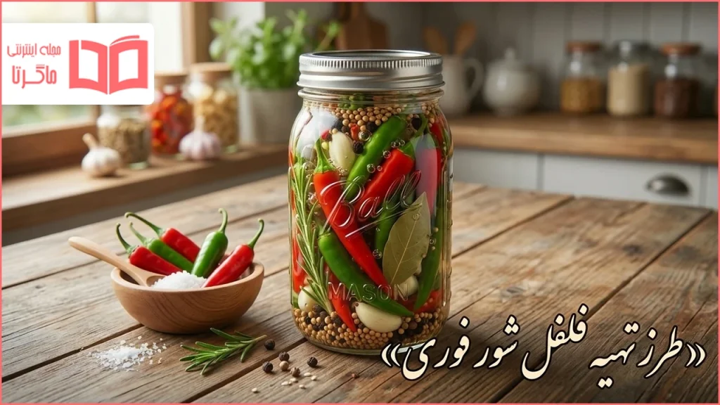 طرز تهیه فلفل شور فوری
