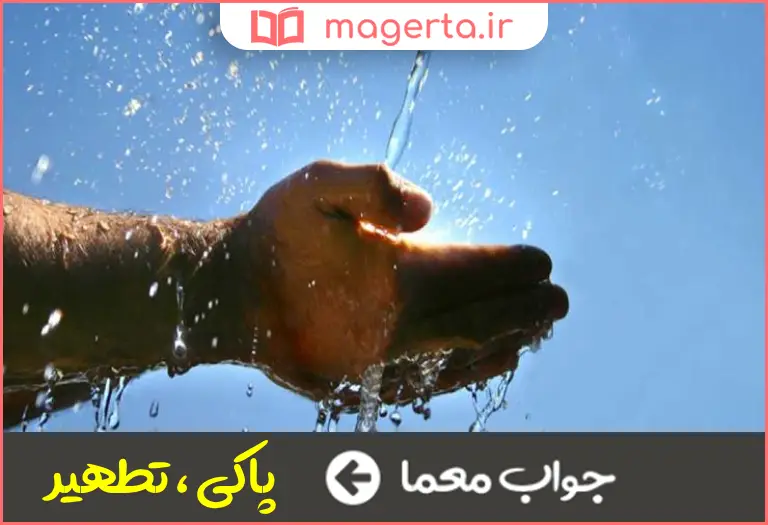 جواب معما طهارت در جدول