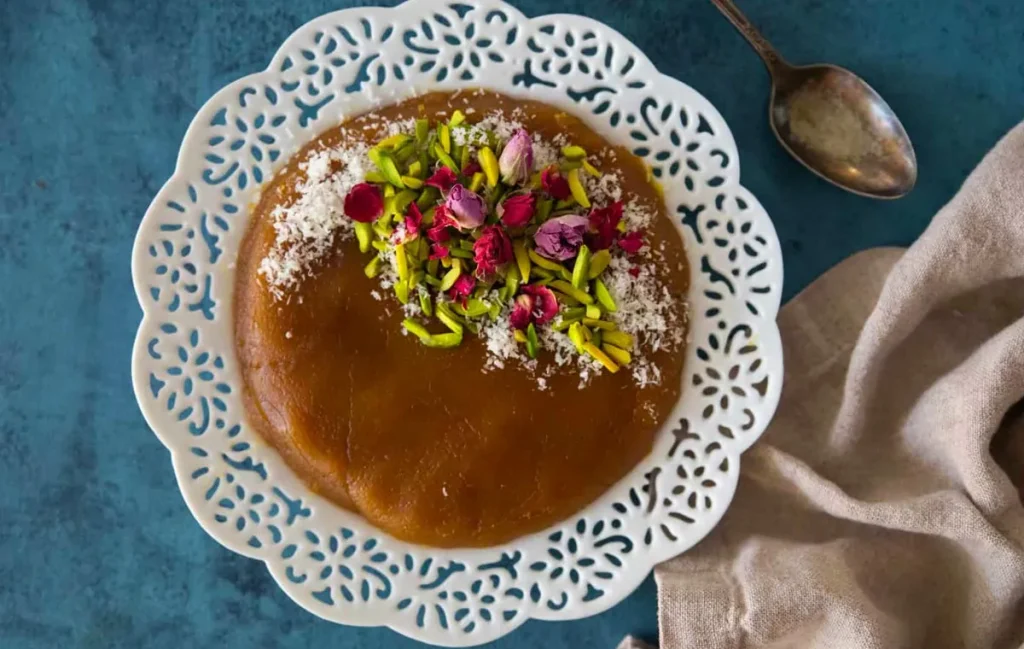 حلوای ساده برای ۱۴ نفر با پیمانه لیوان فرانسوی