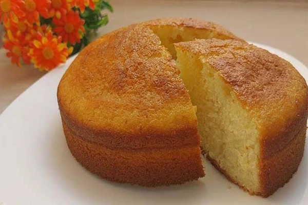 کیک اسفنجی خانگی حجیم و نرم