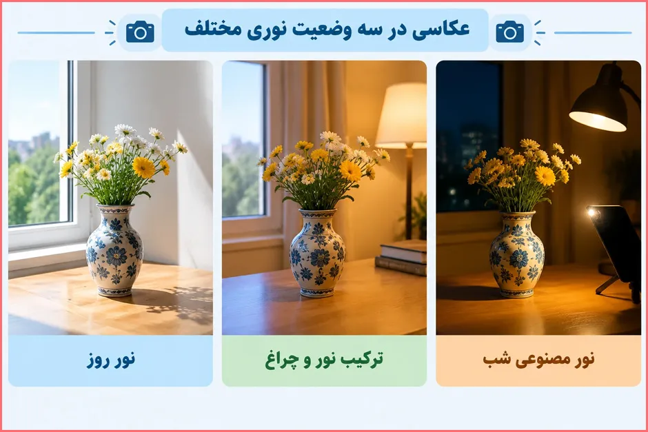 جواب عکاسی کنید صفحه ۴۴ و ۴۵ درس ۴ فصل سوم بخش اول فرهنگ و هنر هفتم