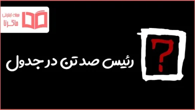رئیس صد تن در جدول