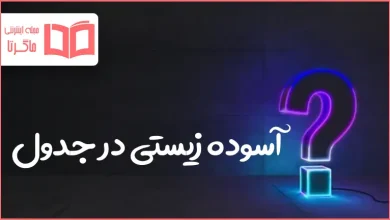 آسوده زیستی در جدول