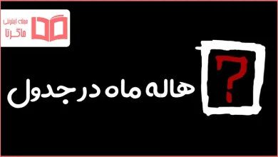 هاله ماه در جدول