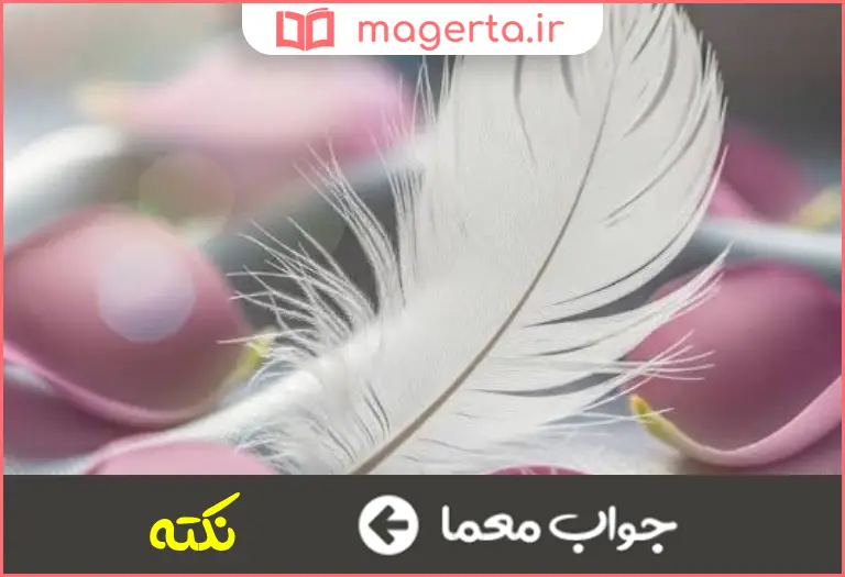 جواب معما مفهوم لطیف در جدول